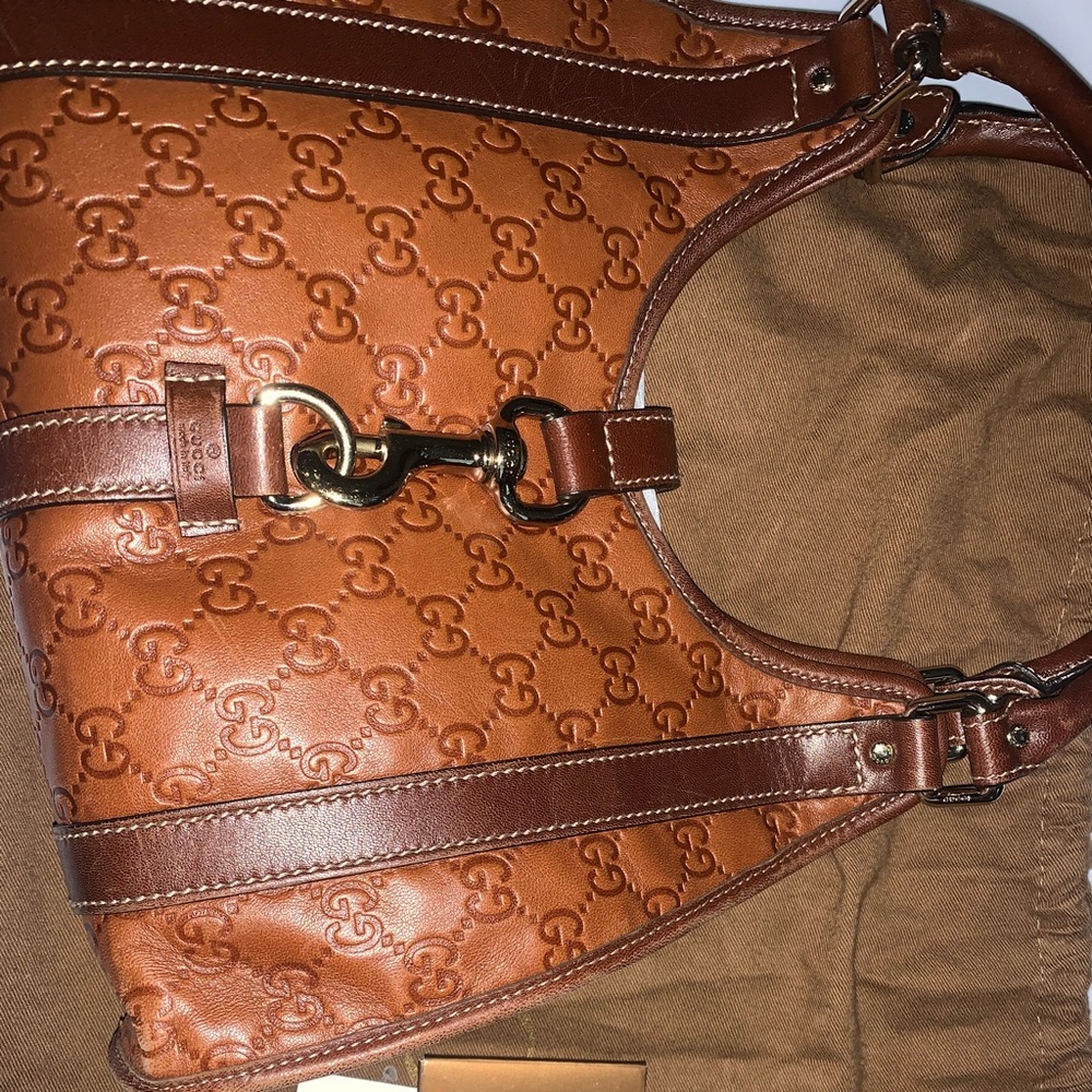 VINTAGE GUCCI guccissima horsebit leather purse